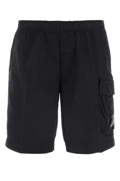 C.p. Company Black Shorts