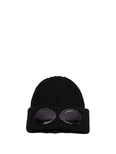 C.p. Company C. P. Company `goggle` Beanie In Black  