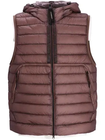 C.p. Company D. D. Shell Google Down Vest In Pink