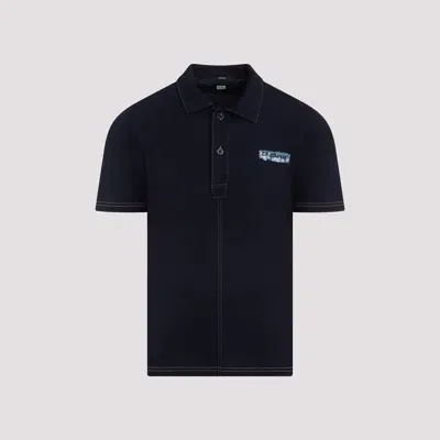 C.p. Company Cp Company Cotton Polo In Blue