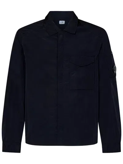 C.p. Company Jacket In Blue