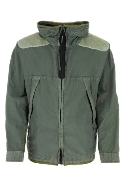 C.p. Company Jackets And Vests In Green