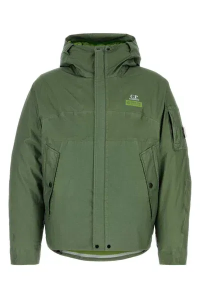 C.p. Company Jackets And Vests In Green