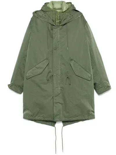 C.p. Company Micro Kei Explorer Coat In Green