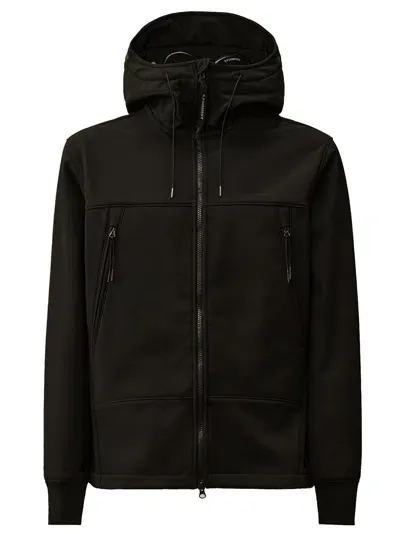 C.p. Company Shell-r Google Jacket Black