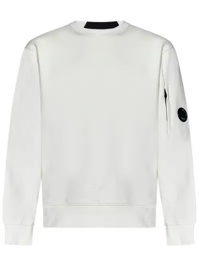 C.p. Company Sweatshirt In White