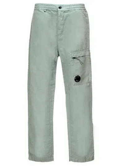 C.p. Company Trousers In Green