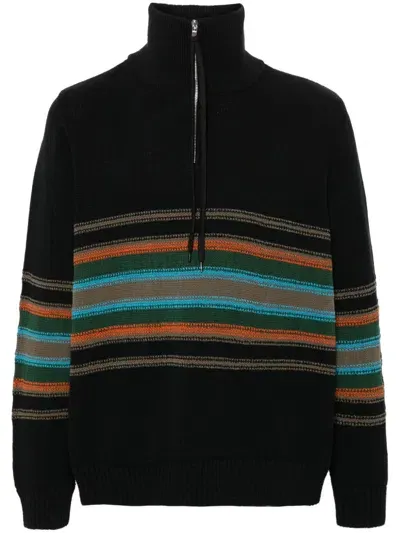 Craig Green Tape-knit Jumper In Black