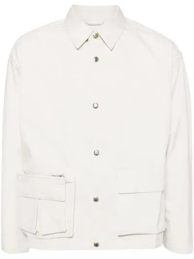 Croquis Loose Long Sleeves Jacket In White