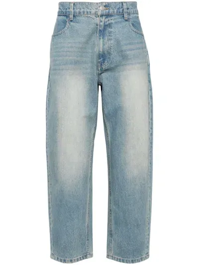 Croquis Straight Leg Denim Pants In Blue