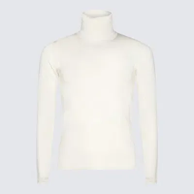 Cruciani White Wool Knitwear