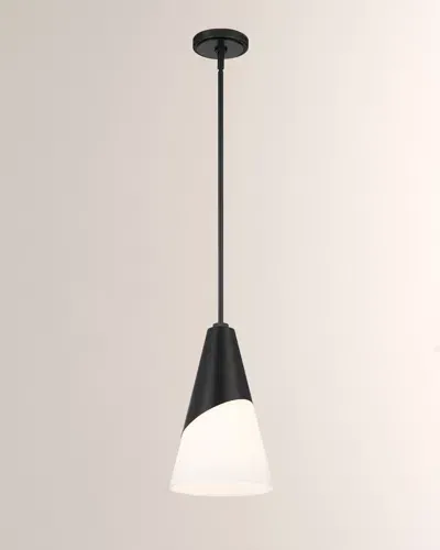 Crystorama Brian Patrick Flynn Tori 1-light Pendant Light In Black