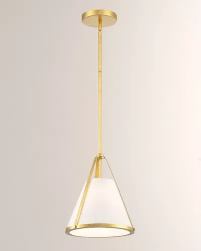 Crystorama Brian Patrick Flynn Tori 1-light Pendant Light In Gold