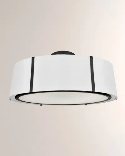 Crystorama Fulton 6-light Ceiling Mount In Black