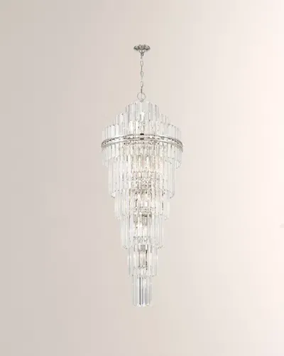 Crystorama Hayes 31-light Chandelier In Nickel