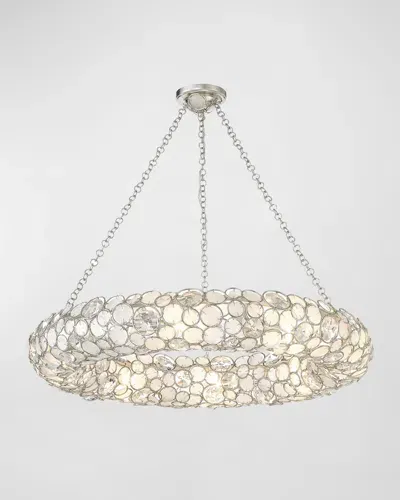 Crystorama Palla 8-light Chandelier In Metallic