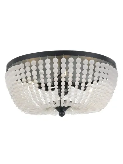 Crystorama Rylee 6-light Chandelier In Black