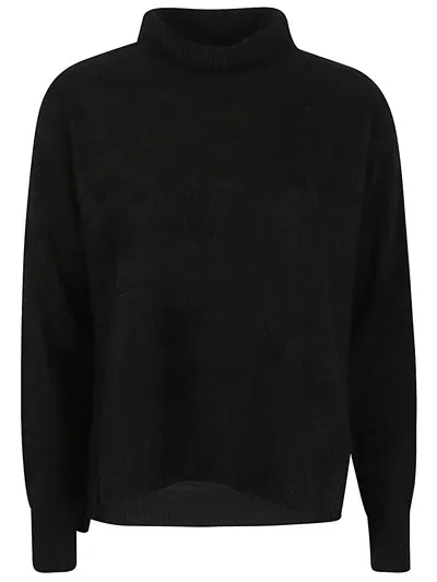 Ct Plage Wool Turtle Neck Sweater In Black