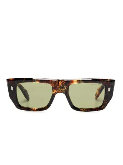 Cutler And Gross 1413 Sunglasses In Green