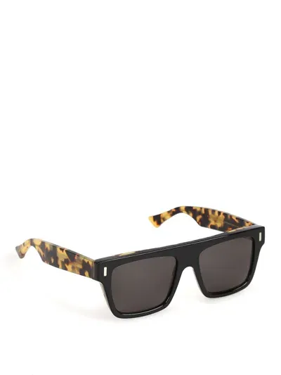 Cutler And Gross Black And Havana Acetate Sunglasses