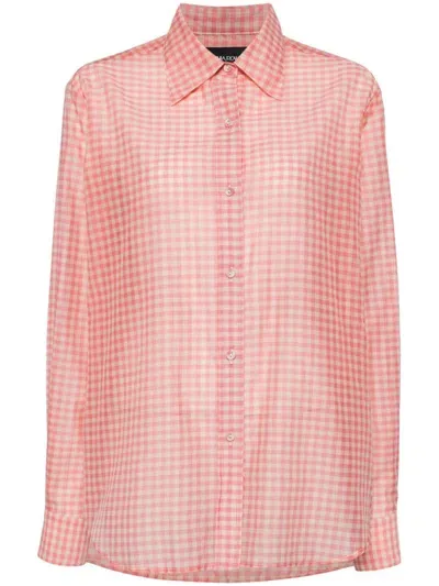 Cynthia Rowley Button-up Shirt In Pink