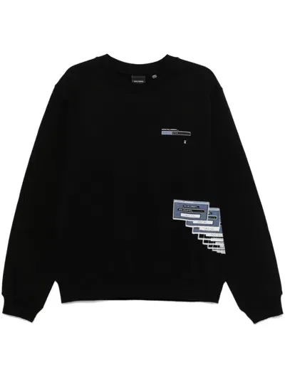 Daily Paper Pop Up Sweatshirt In Black