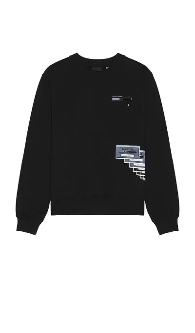 Daily Paper Pop Up Sweatshirt In Black