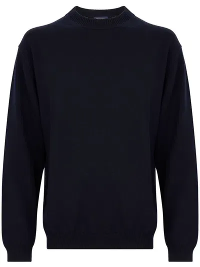 Daniele Fiesoli Soft Merino Wool Sweater In Blue