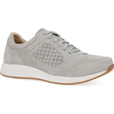 Dansko Catie Sneaker In Grey Suede