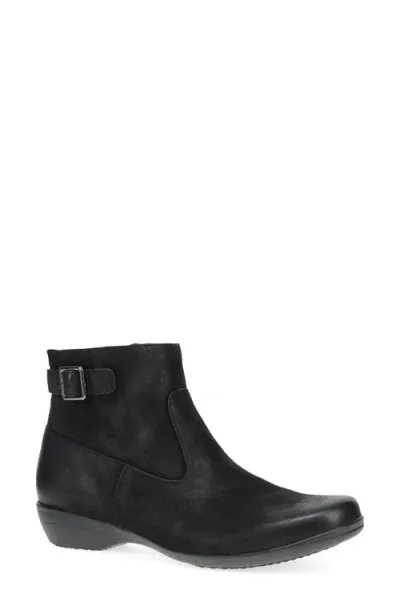 Dansko Fergie Lace-up Bootie In Black