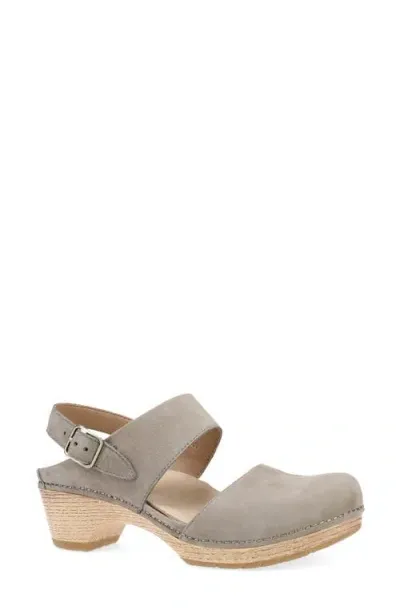 Dansko Lucia Slingback Platform Pump In Taupe