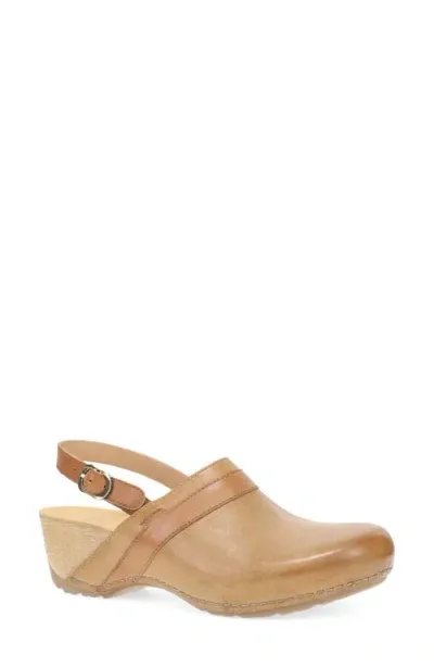 Dansko Tammy Slingback Clog In Tan