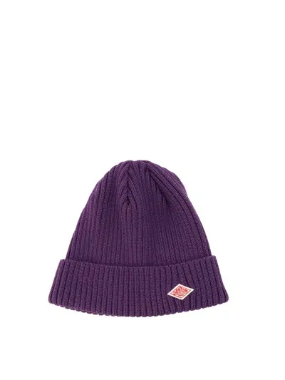 Danton Rib Knit Beanie In Black