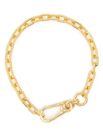 Darkai Gold Rolo Choker In Metallic