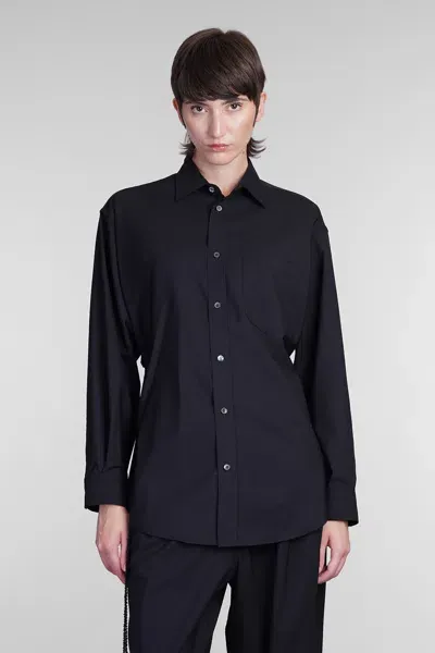 Darkpark Anne Shirt In Black Wool