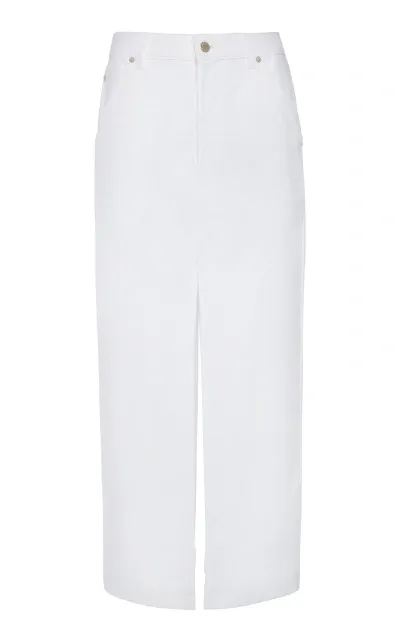 Darkpark Erika Cotton Skirt In White