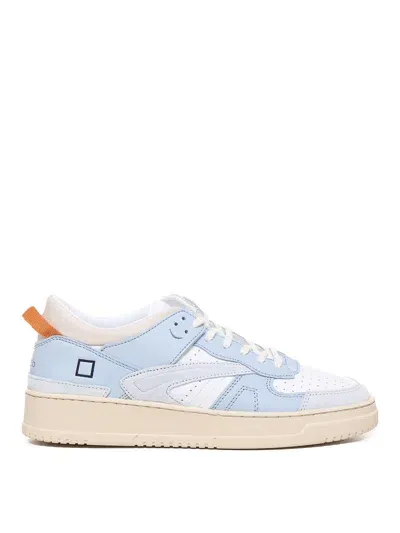 Date Two-color Tournament Sneakers In Blue