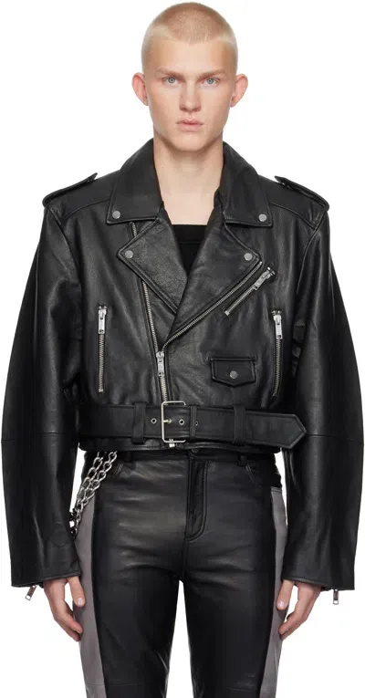 Deadwood Black Dormi Leather Jacket