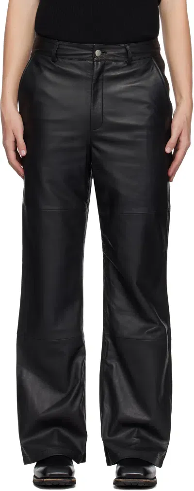 Deadwood Black Flynn Leather Pants