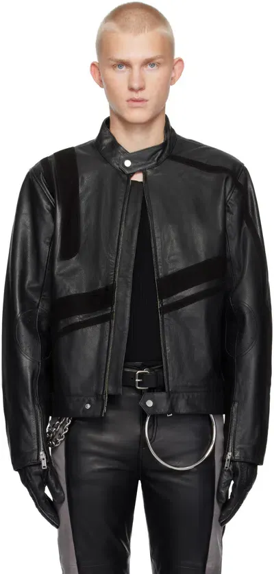 Deadwood Black Hiro Leather Jacket