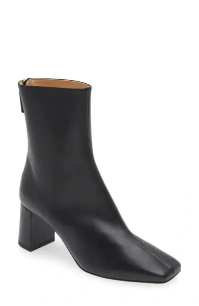 Dear Frances Cube Bootie In Black