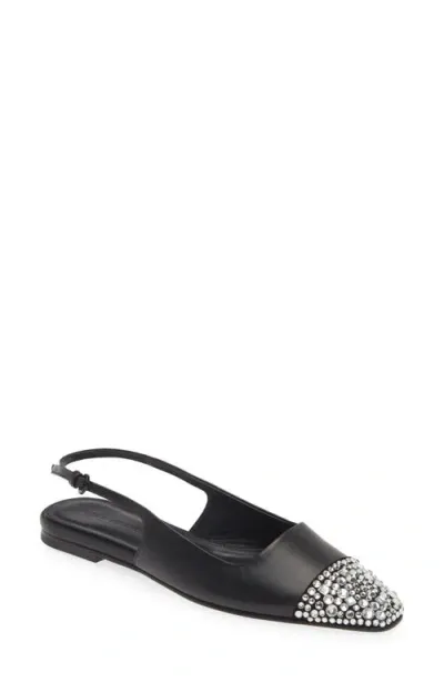 Dear Frances Tia Slingback Flat In Black