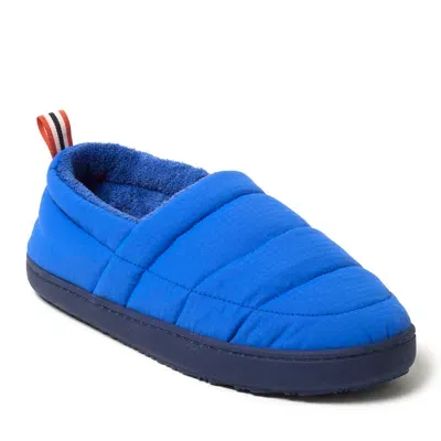 Dearfoams Men's Cullen Ripstop Closed Back Slip On In Blue