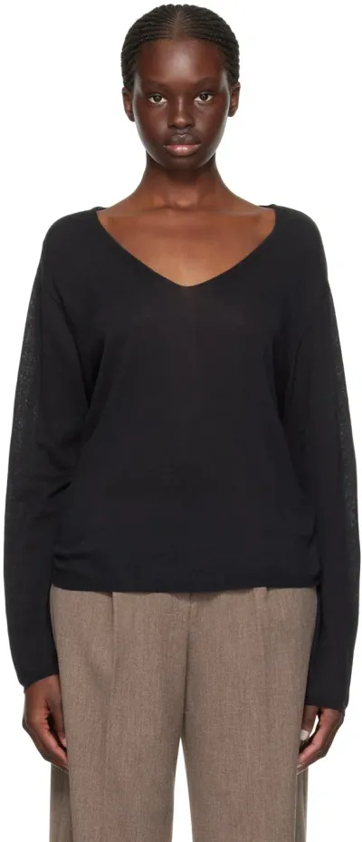 Deiji Studios Black Loose Sweater