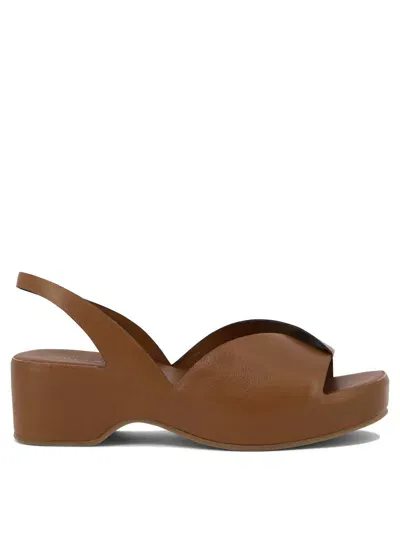 Del Carlo Horus Sandals In Brown