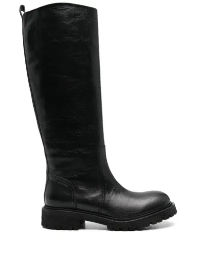 Del Carlo Piper Boots In Black