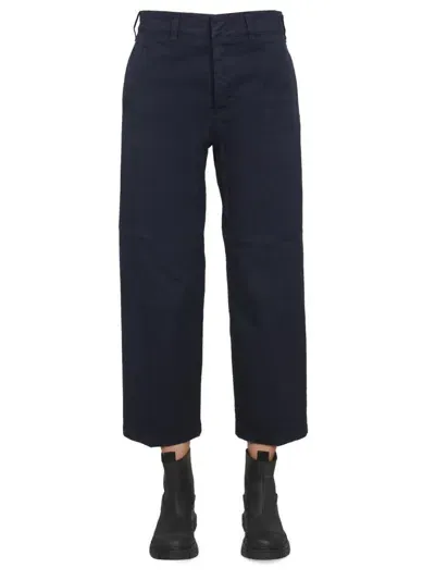 Department 5 Cotton Pants In Blue