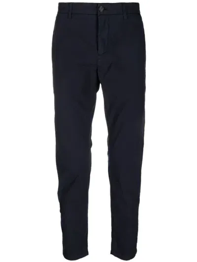 Department 5 Prince Popeline Stretch Chino Pants In Blue