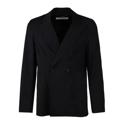 Department 5 Saturn Double-breasted Blazer Blue