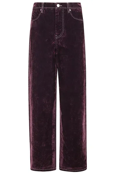 Department Five Margie Zip Pant 5tk Carrot In Viola